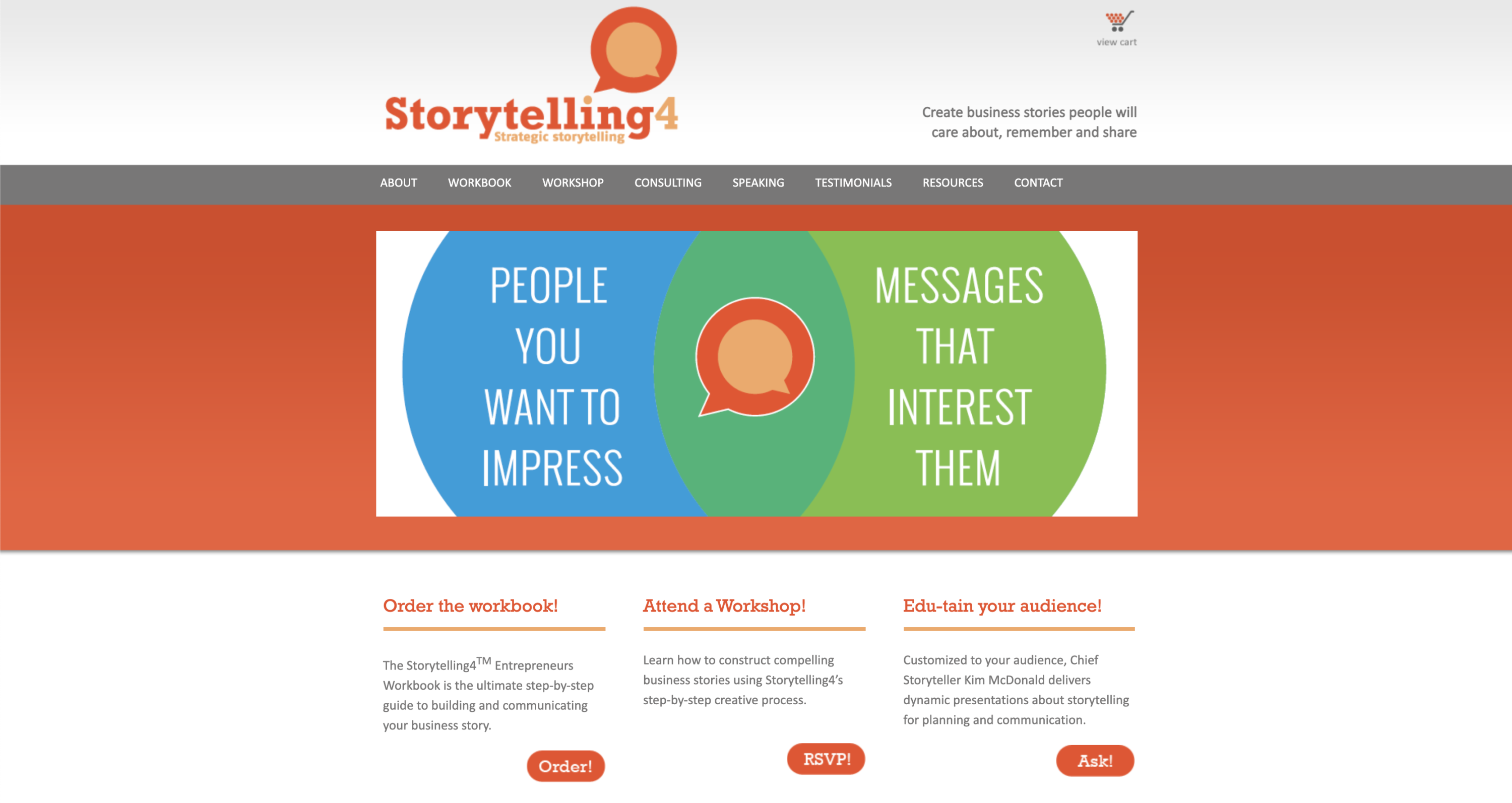 Storytelling4 Website – Carly Price